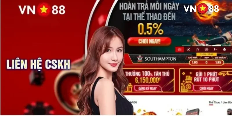 Các hình thức liên hệ VN88 dễ dàng nhất